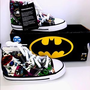 Limited edition Batman/Converse (toddler size 10)